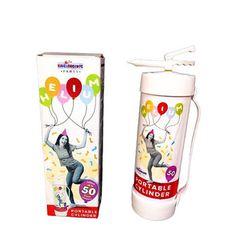 4A Party! Balloon Helium Tank | Colour: Blue | Capacity 3.3 litres | Per helium tank