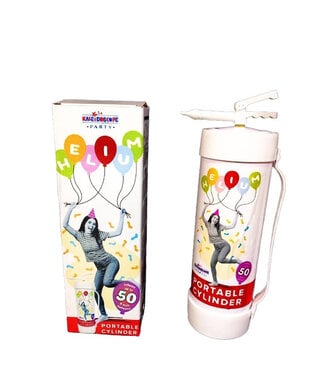 4A Fête ! Bouteille d'hélium pour ballons | Couleur : Bleu | Contenu 3,3 litres | Par bouteille d'hélium