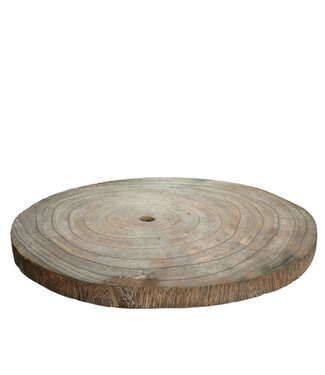 4A Disque de Bois Séché Apollonia Décoration Sèche | Couleur : Marron | Diamètre 46 centimètres | Par disque de bois