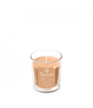 4A Bougie parfumée en verre “Dawn” | Couleur : Saumon | Diamètre 7 centimètres | Hauteur 7,5 centimètres | Par 6 bougies parfumées