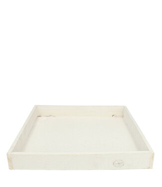 4A Plateau en Bois | Couleur : Blanc Naturel | Longueur 30 centimètres | Largeur 30 centimètres | Hauteur 4 centimètres | Par 4 plateaux