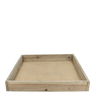 4A Wooden Tray | Colour: Light Brown | Length 30 centimetres | Width 30 centimetres | Height 4 centimetres | Per 4 trays