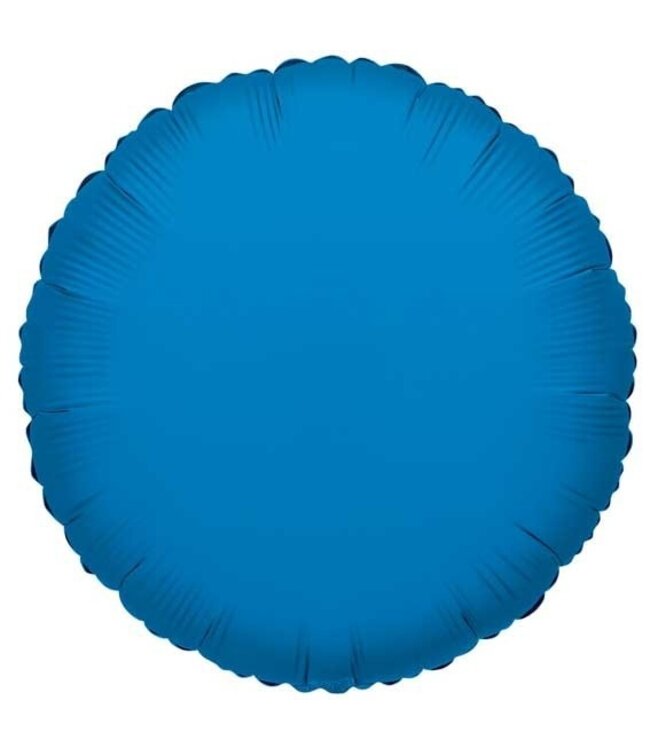 Party! Round Balloon | Colour: Blue | Diameter 45 centimetres | Per 10 balloons