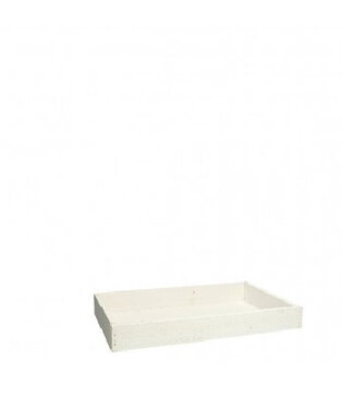 4A Wooden Tray | Colour: Natural White | Length 32 centimetres | Width 20 centimetres | Height 4 centimetres | Per 4 trays