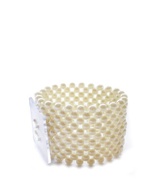 4A Pearl Bracelet | Colour: Cream | Width 4 centimetres | Per bracelet