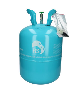 4A Party! Ballon Heliumtank | Kleur: Blauw | Inhoud 0.42 kubieke meter | Per heliumtank