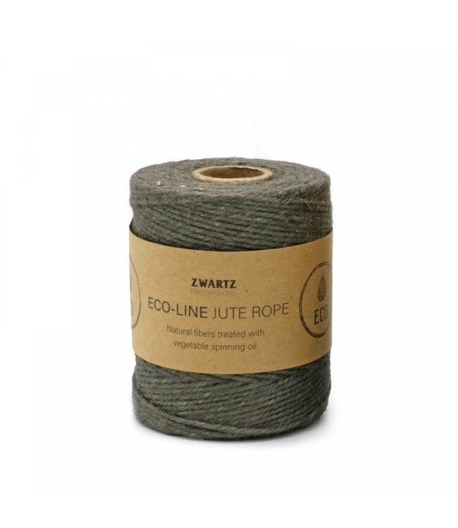 Jute Schnur | Farbe: Taupe | Durchmesser 3 Millimeter | Länge 160 Meter | Pro Rolle