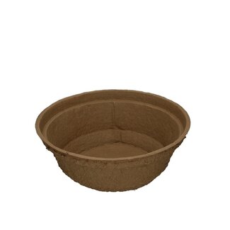 4A Steckschaum Basis Schale Biodur | Farbe: Braun | Durchmesser 33 Zentimeter | Höhe 12,5 Zentimeter | Pro 5 Schalen