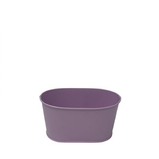 4A Zinc Tray Flower Pot Plant Pot “Milo” | Colour: Purple | Diameter 15.5 centimetres | Height 8 centimetres | Per 10 trays