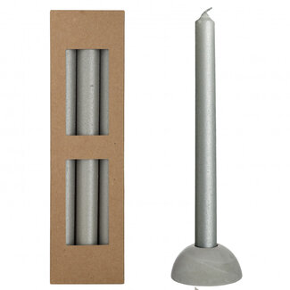 4A Candle “Bliss” | Colour: Grey | Diameter 2.2 centimetres | Length 25 centimetres | Per 3 candles