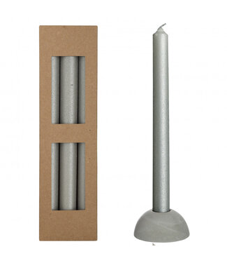 4A Candle “Bliss” | Colour: Grey | Diameter 2.2 centimetres | Length 25 centimetres | Per 3 candles