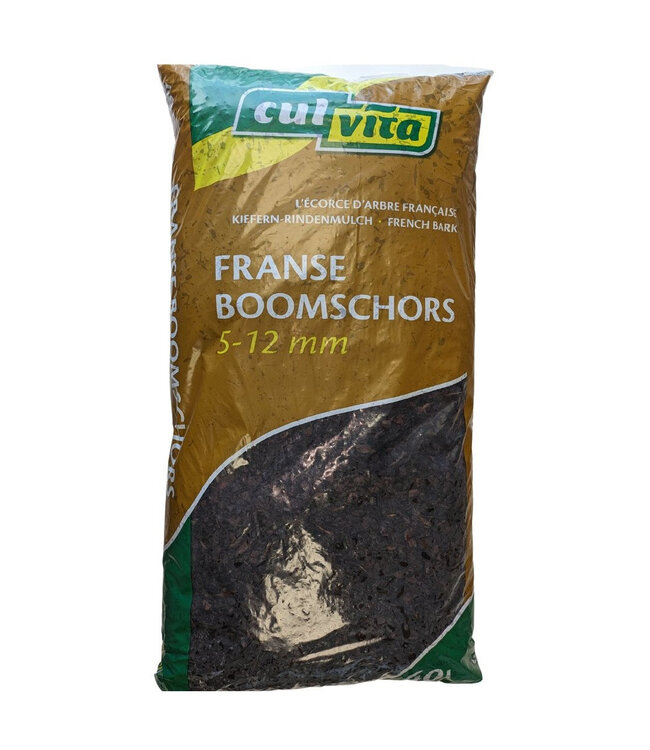 Entretien du sol Écorce de pin | Longueur 05-12 millimètres | Couleur : Brun | Contenu 40 litres | Par sac