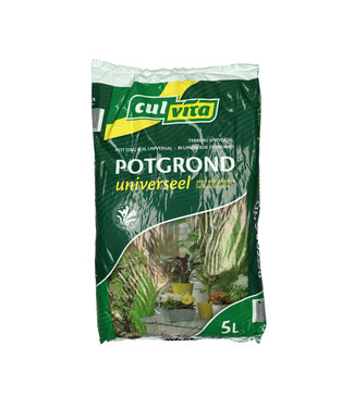 4A Bodemverzorging Potgrond | Kleur: Bruin | Inhoud 5 liter | Per 5 zakken