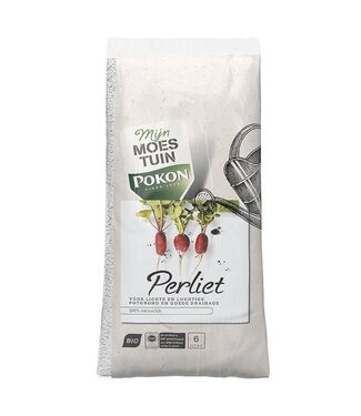 4A Bodenpflege Pokon Bio Perlit | Farbe: Natürlich Weiß | Inhalt 6 Liter | Pro Beutel