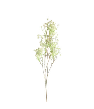 4A Gypsophile Fleur Artificielle | Couleur : Blanc Naturel | Fleurs artificielles de gypsophile | Longueur ± 85 centimètres | Par 10 fleurs artificielles