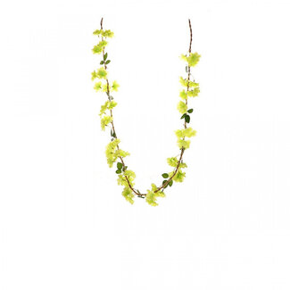 4A Camuna Blossom Decorative Garland Artificial Flower | Colour: Green | Length ± 150 centimetres | Per decorative garland