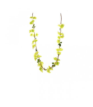 4A Camuna Blossom Sierslinger Kunstbloem | Kleur: Groen | Lengte ± 150 centimeter | Per sierslinger