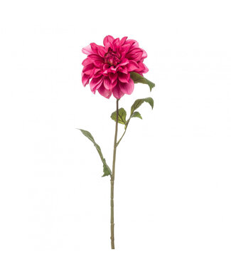 4A Dahlien Kunstblume | Farbe: Rosa | Länge ± 72 Zentimeter | Pro 4 Kunstblumen