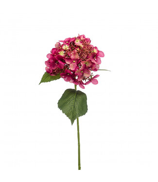 4A Hydrangea Artificial Flower | Colour: Pink | Length ± 50 centimetres | Per 4 artificial flowers