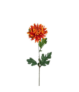 4A Chrysanthemum Artificial Flower | Colour: Red | Length ± 60 centimetres | Per 24 artificial flowers