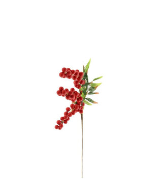 4A Branch Artificial Sugar Fruit | Colour: Red | Length ± 80 centimetres | Per 6 branches