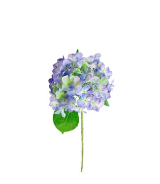 4A Hortensien Kunstblume | Farbe: Lila | Länge ± 55 Zentimeter | Pro 6 Kunstblumen