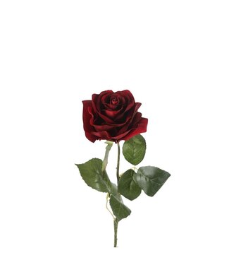 4A Rose Artificial Flower | Colour: Red | Artificial Roses | Length ± 54 centimetres | Per 6 artificial roses