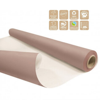 4A Eco Waterbestendig Papier op rol | Kleur: Oudroze | Breedte 80 centimeter | Lengte 25 meter | Per rol