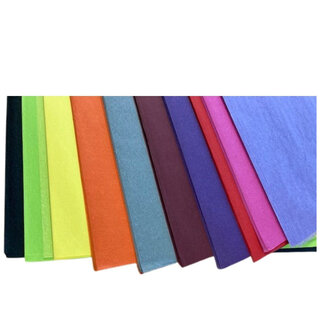 4A Silk Paper Sheet | Colour: Mixed Colours | Length 50 centimetres | Width 75 centimetres | 17 grams/m2 | Per 480 sheets