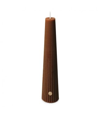 4A Obelisk Candle | Colour: Brown | Diameter 4.5 centimetres | Height 25 centimetres | Burn time 25 hours | Per 6 candles