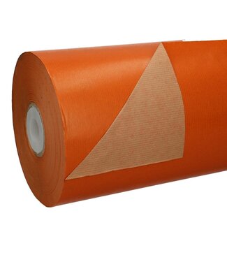 4A Paper on roll | Colour: Orange Brown | Width 60 centimetres | 50 grams/m2 | Weight 12 kilos | Per roll