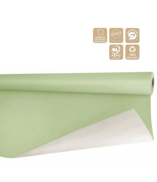 4A Bietpapier op rol | Kleur: Mint | Breedte 80 centimeter | Lengte 40 meter | 80 gram/m2 | Per rol