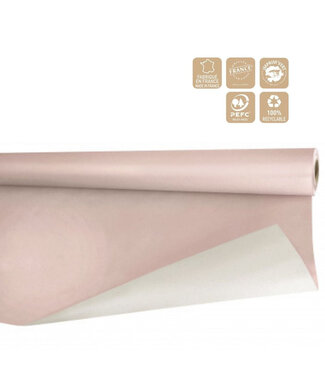 4A Bietpapier op rol | Kleur: Oudroze | Breedte 80 centimeter | Lengte 40 meter | 80 gram/m2 | Per rol