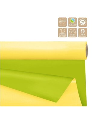 4A Tweezijdig Mat Folie op rol "Universeel" | Kleur: Geel Groen | Breedte 80 centimeter | Lengte 40 meter | Per rol