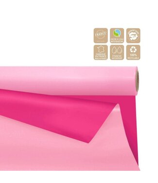 4A Zweiseitige Matte Folie auf Rolle "Universell" | Farbe: Rosa | Breite 80 Zentimeter | Länge 40 Meter | Pro Rolle
