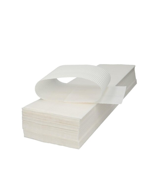 Rose Mats | Colour: Natural White | Width 25 centimetres | Length 65 centimetres | Per 200 mats