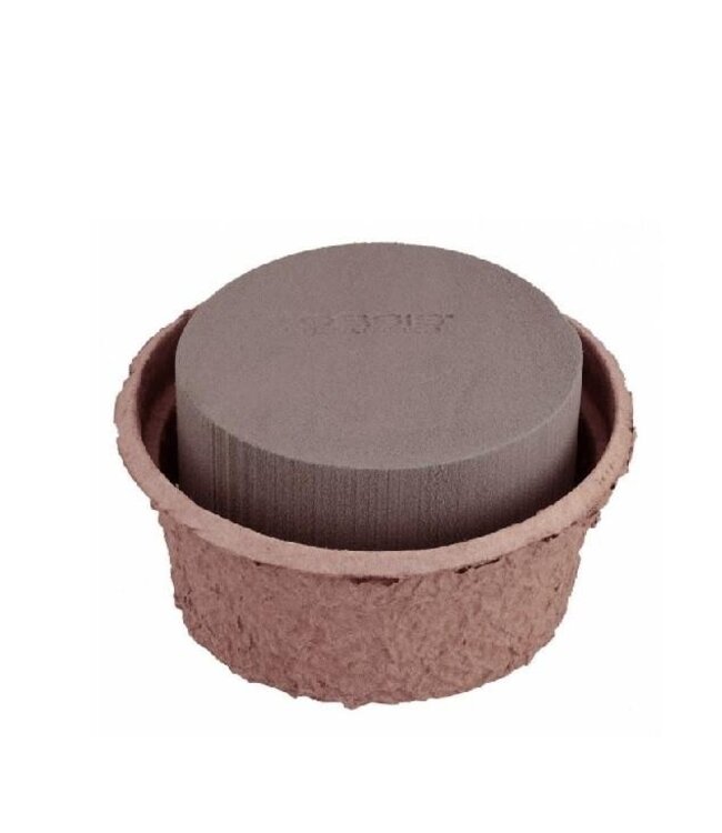 Oasis Biolit Écuelle | Couleur : Marron | Diamètre 14 centimètres | Hauteur 6 centimètres | Par 4 écuelles