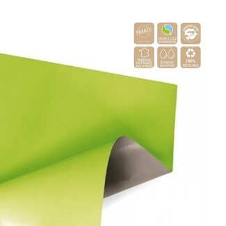 4A Tweezijdig Folie Vel | Kleur: Lichtgroen | Breedte 70 centimeter | Lengte 70 centimeter | Per 100 vellen