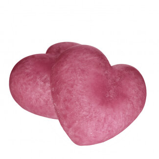 4A Aroma Cœur Pivoine | Couleur : Rose foncé | Diamètre 4,5 centimètres | Largeur 2 centimètres | Par 18 cœurs