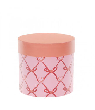 4A Schachtel "Amari Love" | Farbe: Rosa | Durchmesser 12,5 Zentimeter | Höhe 12 Zentimeter | Pro 6 Schachteln