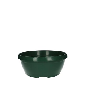4A Bol en plastique Classic | Couleur : Vert | Diamètre 25 centimètres | Hauteur 11 centimètres | Par 10 bols