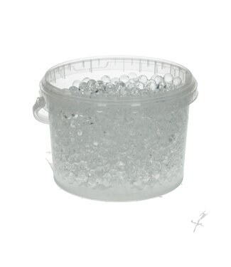 4A Garnering Decogel Pearls | Colour: Transparent | Diameter 9 millimetres | Content 2.5 litres | Per bucket