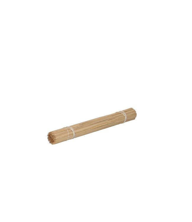 Bamboo stick | Colour: Light brown | Length 30 centimetres | Diameter 3.5 millimetres | Per 500 sticks