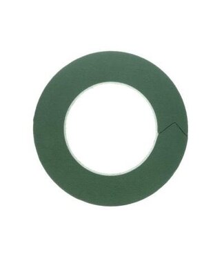 4A Floral Foam Base FF Ring | Colour: Green | Diameter 34 centimetres | Per 2 rings