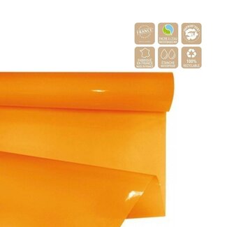 4A Folie auf Rolle „Clayrbril“ | Farbe: Orange | Breite 70 Zentimeter | Länge 50 Meter | Pro Rolle