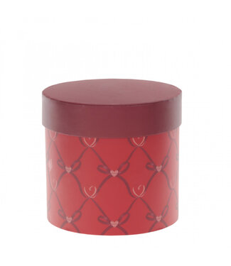 4A Box "Amari Love" | Colour: Red | Diameter 12.5 centimetres | Height 12 centimetres | Per 6 boxes