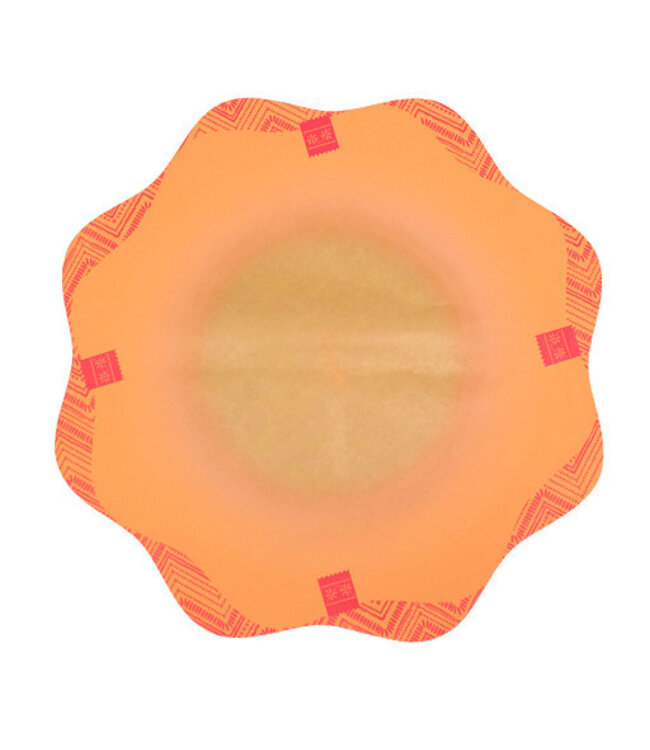 Folie Vel „Reunion“ | Farbe: Orange | Durchmesser 73 Zentimeter | Pro 100 Blätter