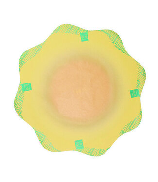 4A Folie Vel “Reunion” | Kleur: Geel | Diameter 73 centimeter | Per 100 vellen