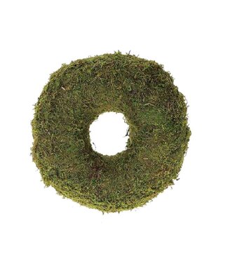 4A Mos Krans | Kleur: Groen | Diameter 28 centimeter | Per krans