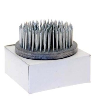 4A Pinhouder | Kleur: Zilverkleurig | Diameter 5 centimeter | Per pinhouder